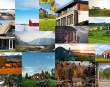 Collage Ferienhäuser Deutschland: Vielfalt für Ihre Ferienhaus-Vermietung und -Verwaltung.