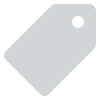 Preisschild-Symbol für Ferienhausverwaltung. Preisgestaltung für Ferienwohnungen.